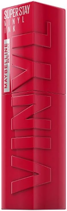 Maybelline New York Lip Colour SuperStay Vinyl Ink, 50 Wicked