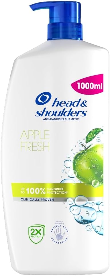 Head & Shoulders Apple Fresh Anti-Dandruff Shampoo, 1000ml