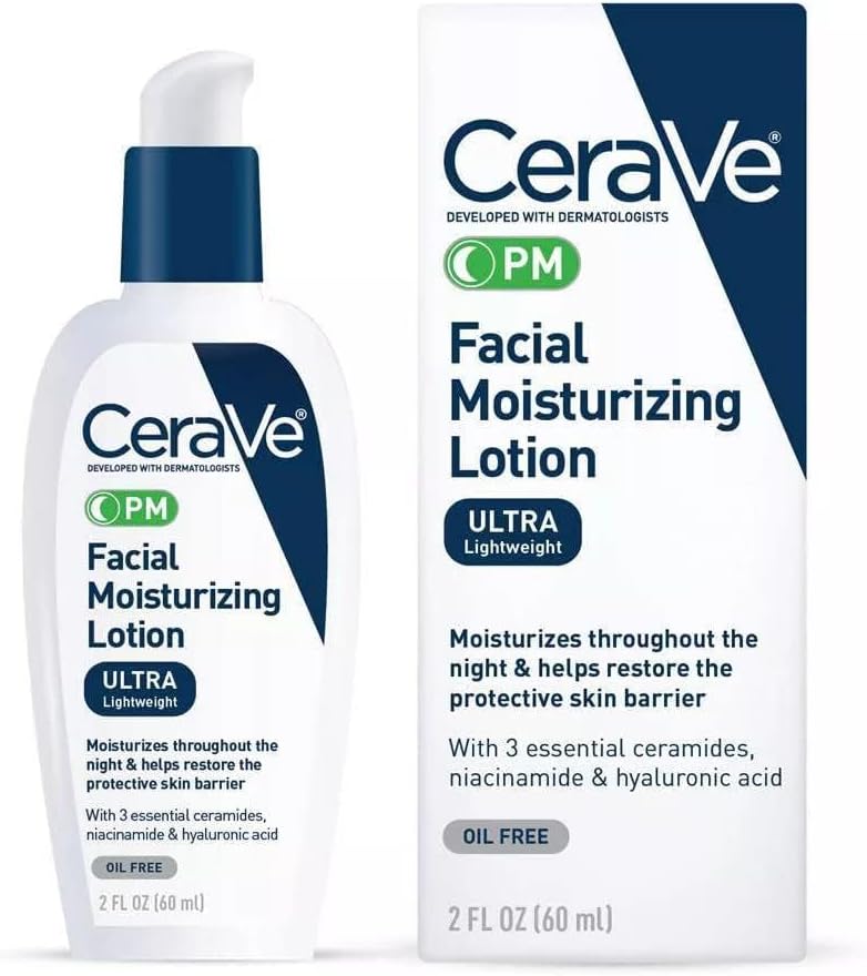 CeraVe, PM Facial Moisturizing Lotion, 2 fl oz (60 ml)