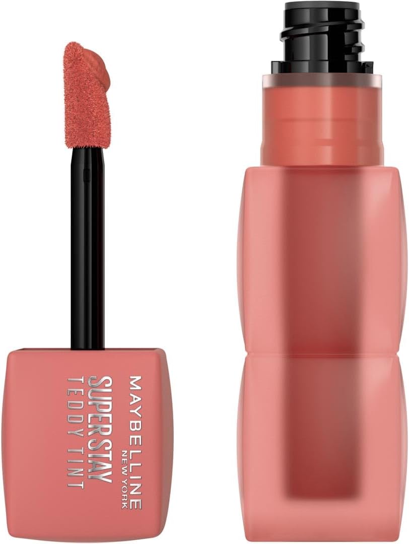 Maybelline New York, Super Stay Teddy Tint, Matte Soft Lip Color, 15 SKINNYDIP