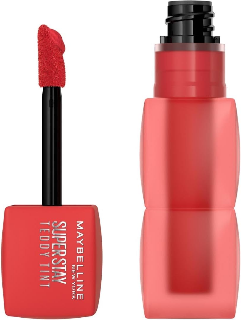 Maybelline New York, Super Stay Teddy Tint, Matte Soft Lip Color, 30 COQUETTISH