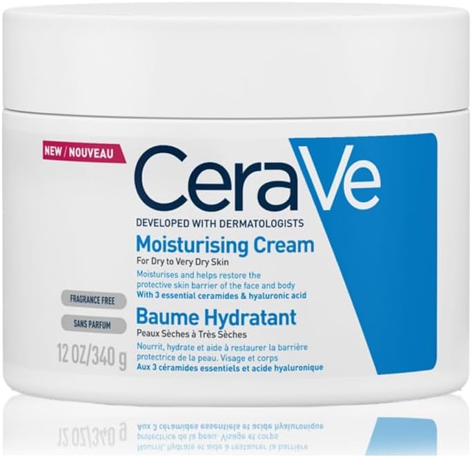 Cerave Moisturizing Cream for Dry Skin with Hyaluronic Acid 340G