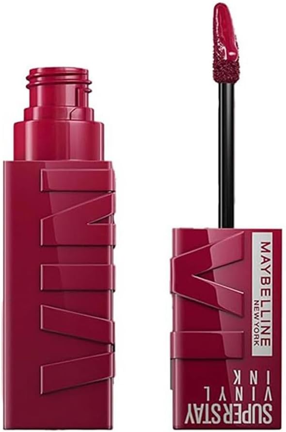 Maybelline New York Super Stay Vinyl Ink Longwear Transfer Proof Gloss Lipstick, 30 UNRIVALED
