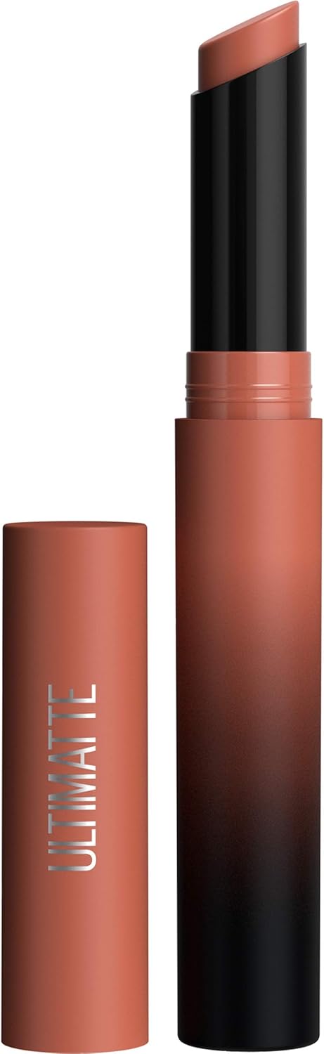 Maybelline New York Color Sensational Ultimatte Matte Lipstick, More Taupe, Rose Nude, 0.06 oz