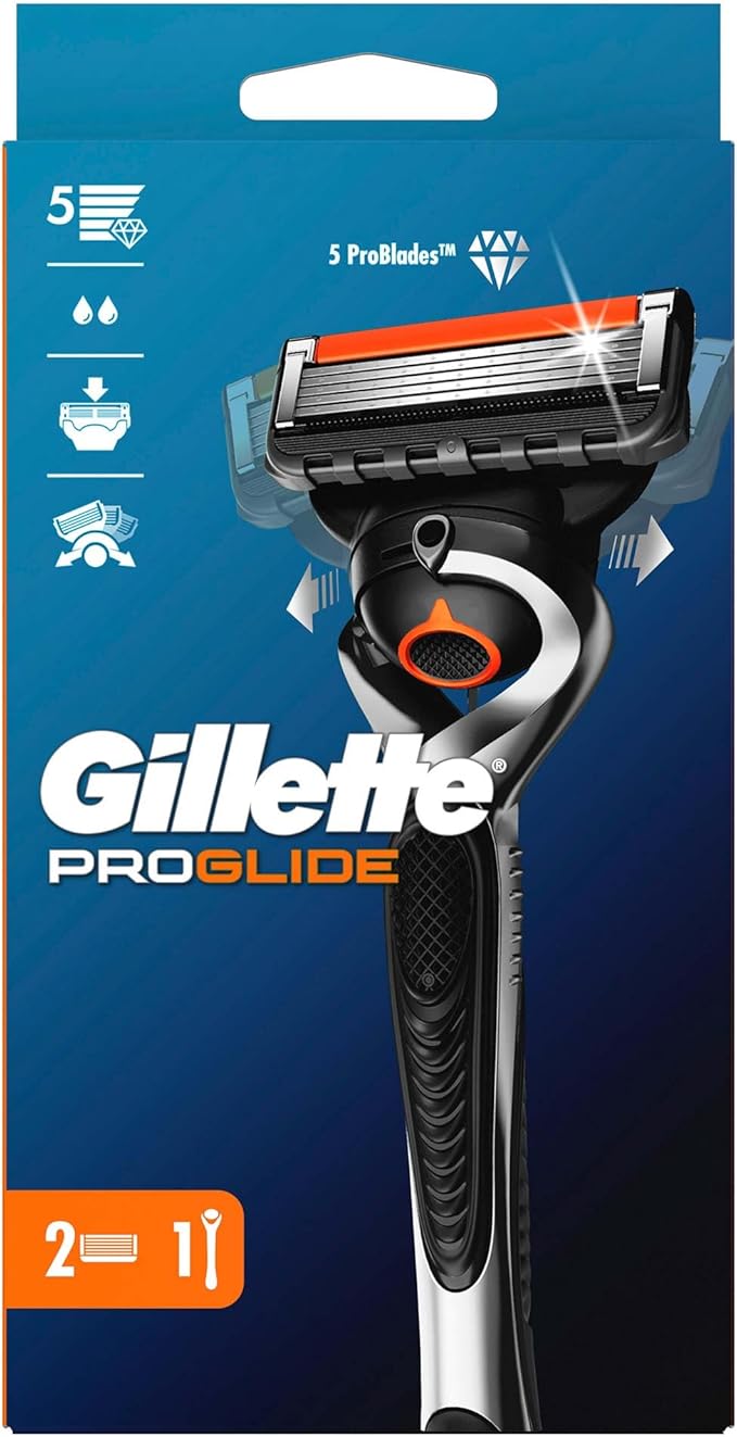 Gillette Proglide5 Handle + 2 Blades - Packaging May Vary