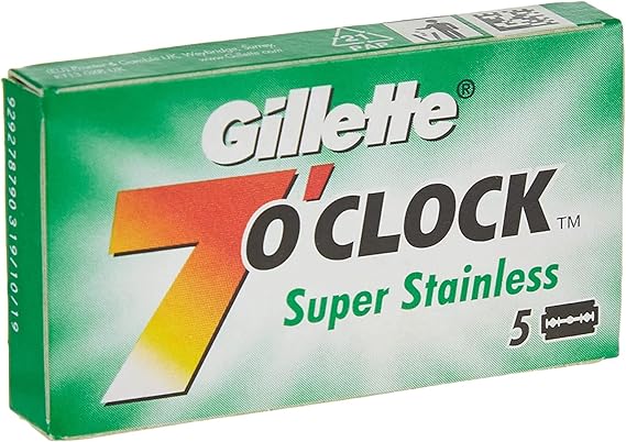 Gillette 7 o'clock Blade Super Stainless 5pcs