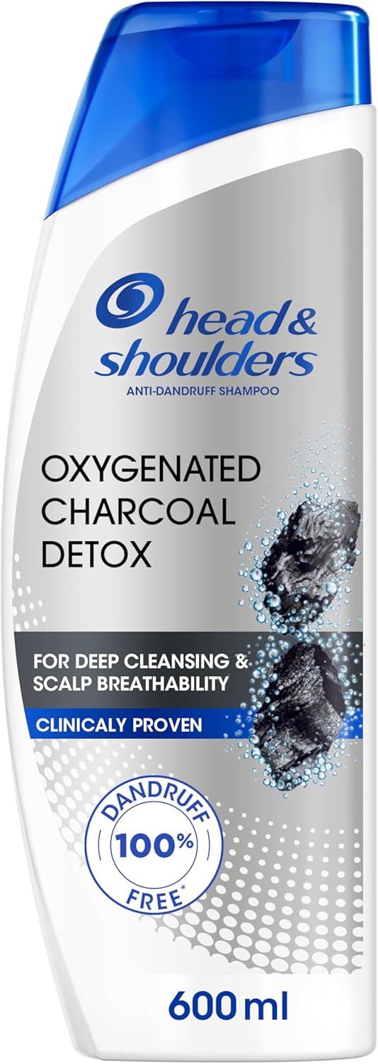 Head Shoulders Charcoal Detox Anti-Dandruff Shampoo 600 ML