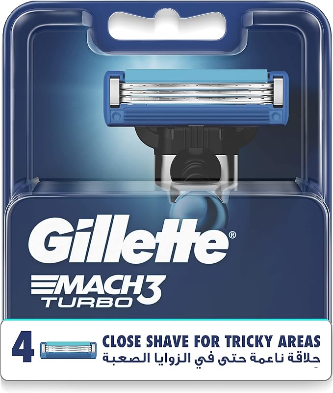Gillette Mach3 Turbo 3D Blade Refills X4 / X8