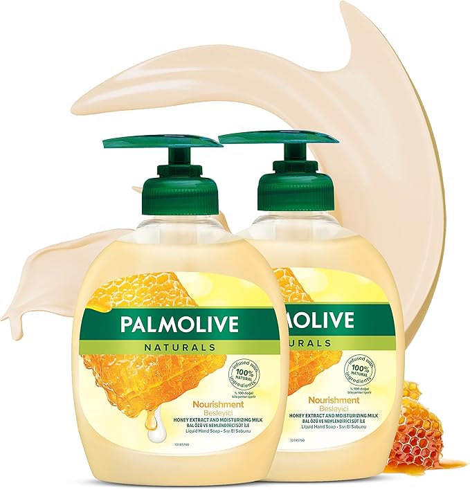 Palmolive Liquid Hand Soap Pump Milk & Honey Liquid Hand Wash, 300 ml - Pack of 2