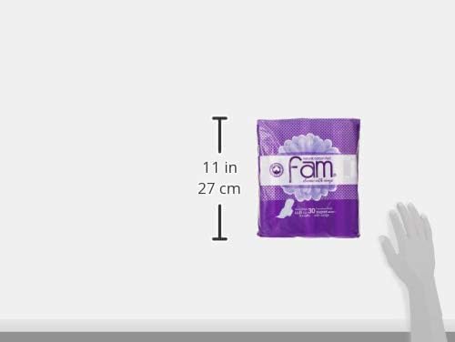 Fam Natural Cotton Feel Classic with Wings 30 Pads