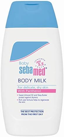 Sebamed Baby Body Milk, 200 ML, White