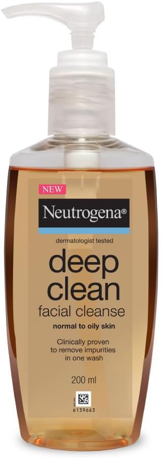 Neutrogena Deep Clean Facial Cleanser, 200ml