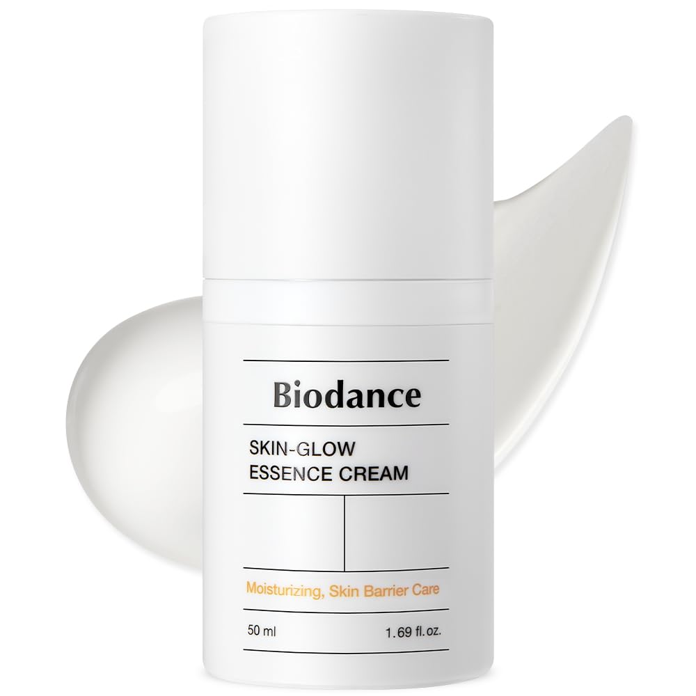 BIODANCE Skin-Glow Essence Cream | Korean Face Cream & Hydrating Facial Moisturizer with Ceramides, Probiotics, Hyaluronic Acid for Face