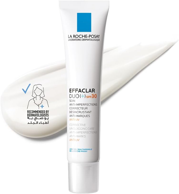 La Roche-Posay Effaclar Duo+ SPF30 Acne Treatment Cream for Oily and Acne Prone Skin 40ml