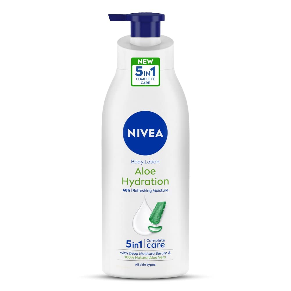 Nivea Body Lotion Hydration, Aloe Vera, Normal to Dry Skin, 400mlN