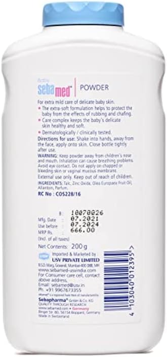 Sebamed Baby Powder 200g
