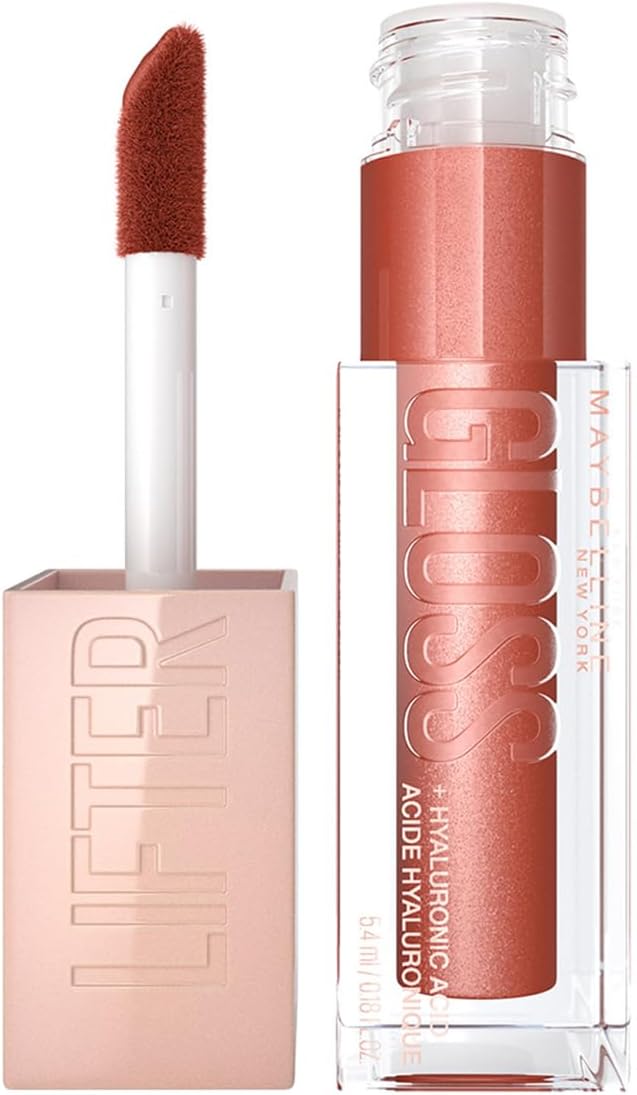 Maybelline New York Lifter Gloss With Hyaluronic Acid, 09 Topaz