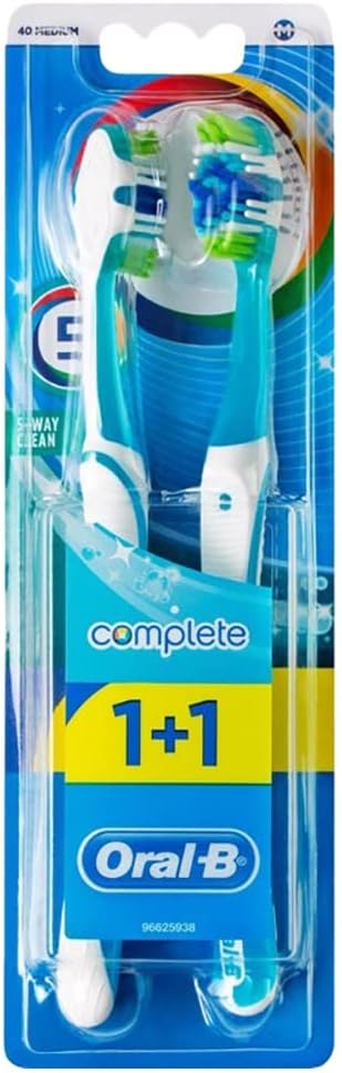 Oral-B CrossAction Black Toothbrush Heads Pack Of 4 Replacement Refills For Electric Rechargeable Toothbrush, Black Edition