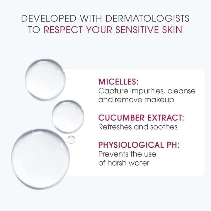 Sensibio H2O Make-Up Removing Micellar Water With Pump For Sensitive Skin (size - 850 ml)