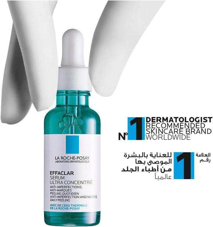 La Roche-Posay Effaclar Acne Serum with Salicylic Acid and Niacinamide for Oily and Acne Prone Skin 30ml