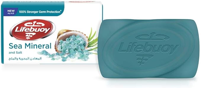 Lifebuoy Bar Soap Sea Mineral & Salt, 125 Gm