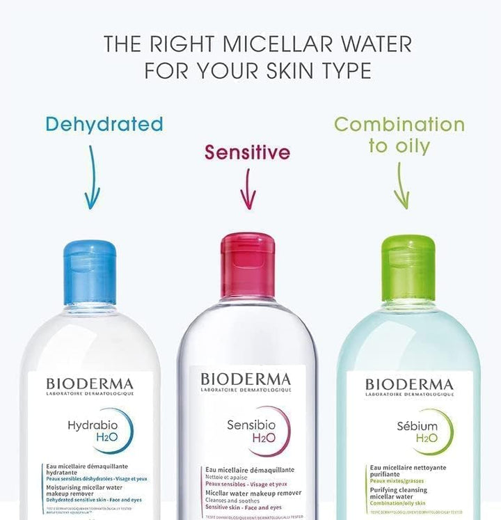 Sensibio H2O Make-Up Removing Micellar Water With Pump For Sensitive Skin (size - 850 ml)