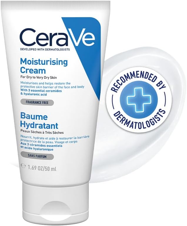 Cerave Moisturizing Cream for Dry Skin with Hyaluronic Acid 50ml
