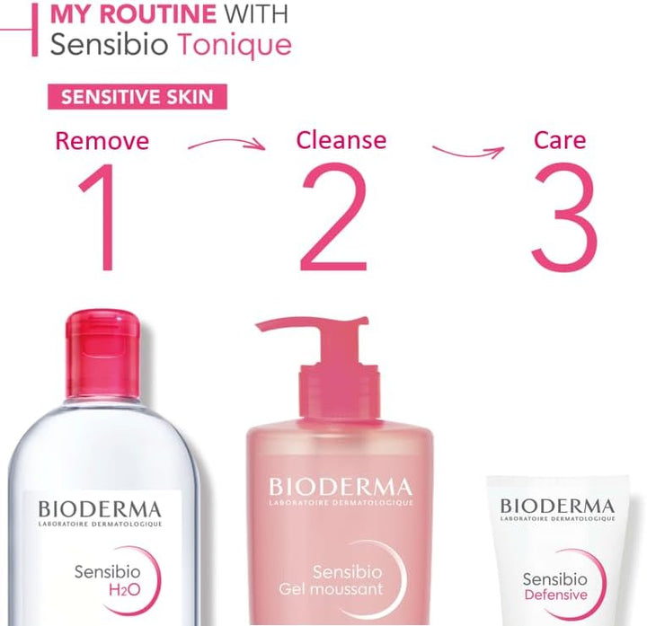 Sensibio Soothing Micellar Cleansing Foaming Gel For Sensitive Skin, 500 ml