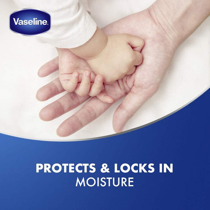 Vaseline 100% Pure Petroleum Jelly Soothing and Protective Baby Skin Care Hypoallergenic and Gentle on Skin, 450ml