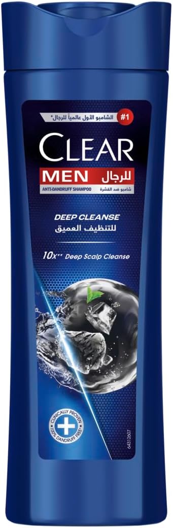 CLEAR Shampoo for men, anti dandruff shampoo, Deep Cleanse, 350 ML