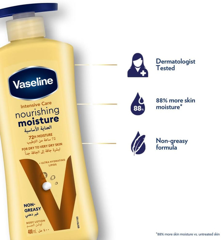 Vaseline Intensive Care Dry Skin Repair with Pure Cat extracts 400ml