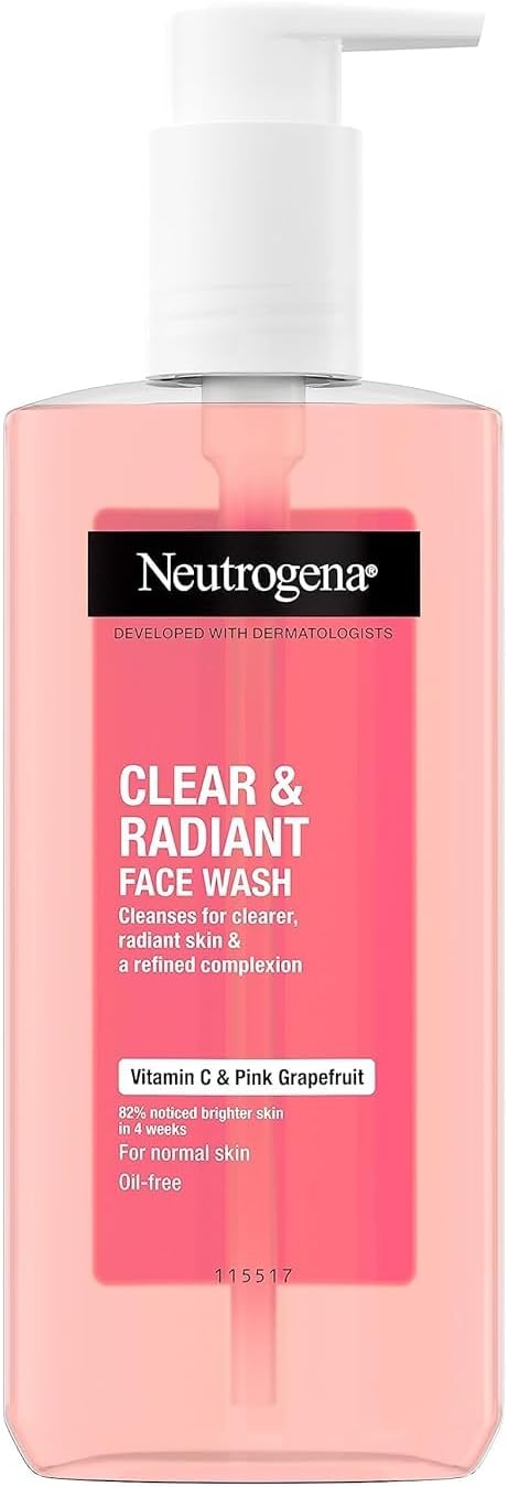 Neutrogena Clear and Radiant Face Wash Vitamin C & Pink Grapefruit