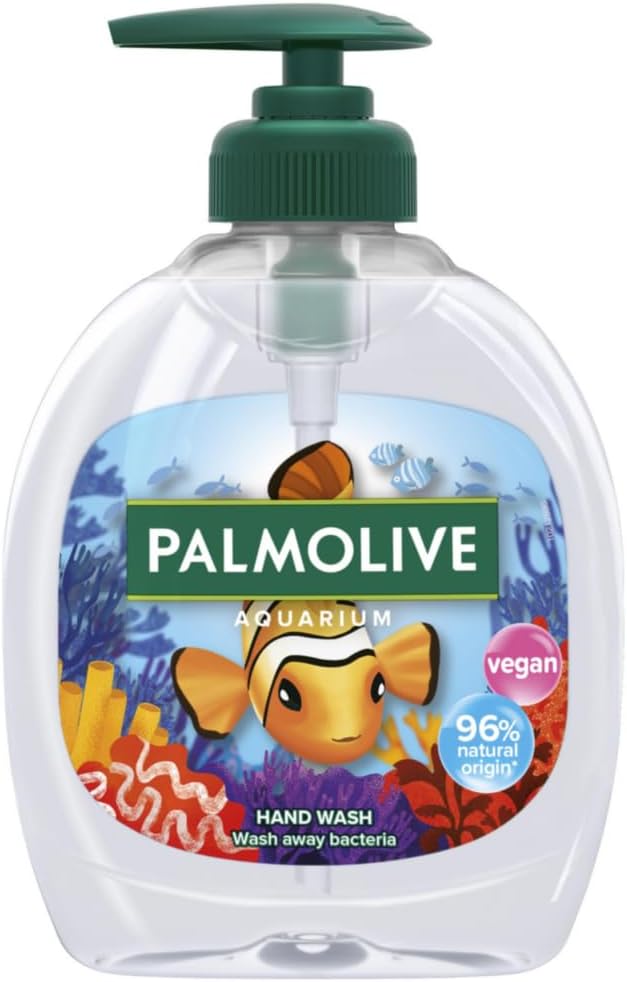 Palmolive Liquid Hand Soap Pump Aquarium Wash - 300Ml