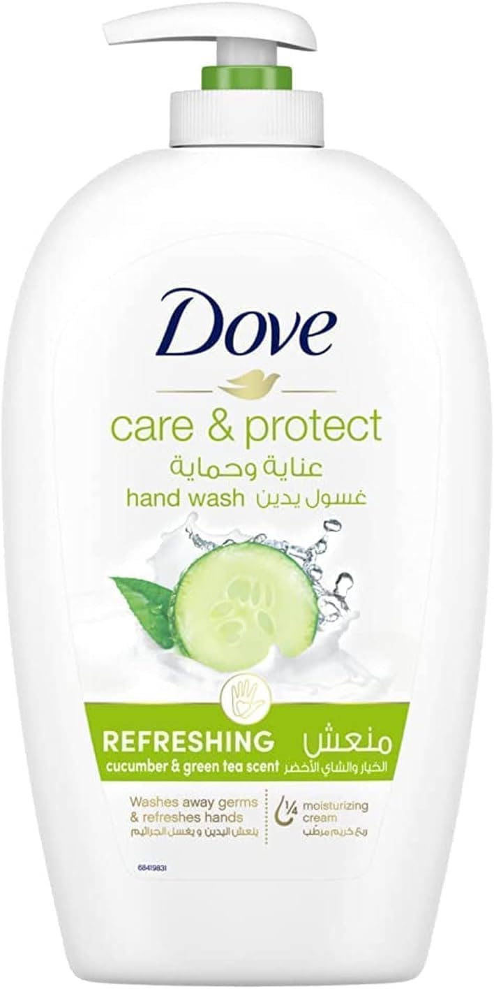 DOVE Care & Protect Refreshing Hand Wash Cucumber & Green Tea, 500ml