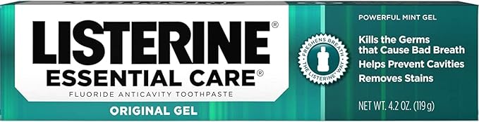 Listerine Essential Care Toothpaste Gel 4.20 oz (Pack of 4)4