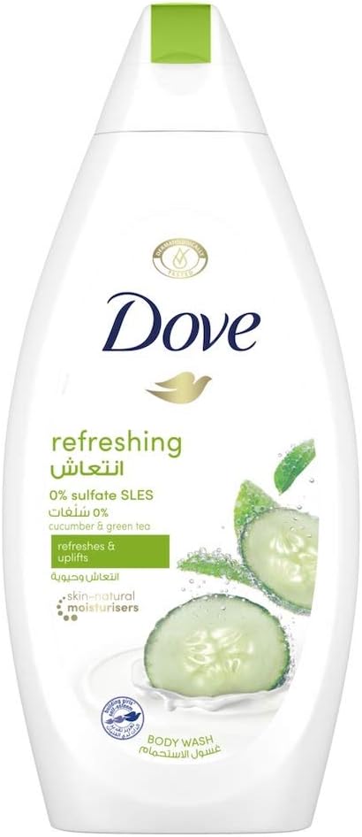 Dove Go Fresh Touch Body Wash, Cucumber and Green Tea, 33.8 Ounce (1 Liter) International Version