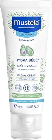 Mustela Hydra Bebe Face Cream – Moisturizer with Natural Avocado- 40ml