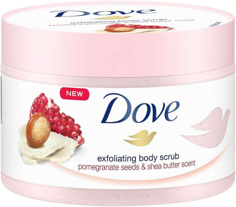 Dove Exfoliating Body Polish Scrub Pomegranate & Shea Butter, 225ml