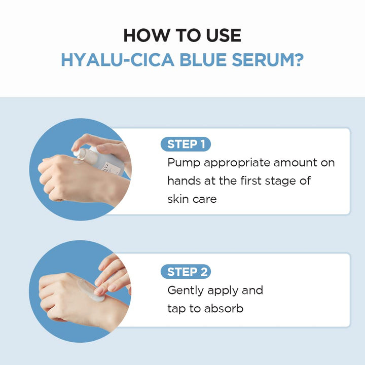 Hyalu-CICA Blue Serum 50ml| 5 Layer Hyaluronic Acid Cica Niacinamide | Hydrating and Refreshing Multi-Care Solutions