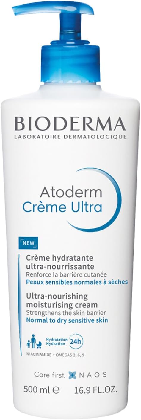 Bioderma Atoderm Creme Ultra-nourishing cream for Normal to sensitive dry skin, 500ml