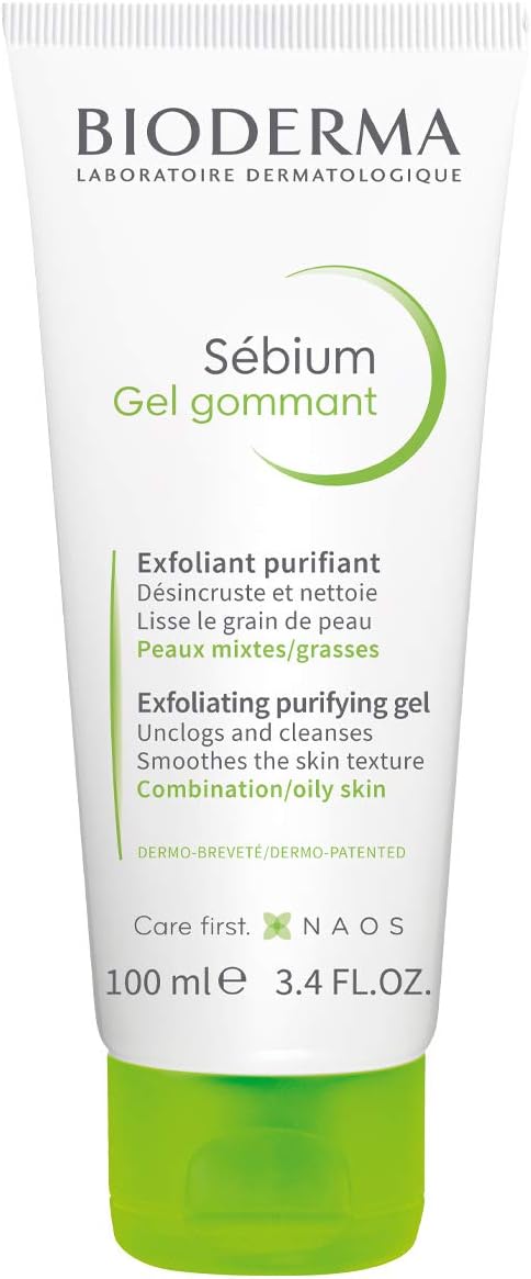 Bioderma Sebium Exfoliating Purifying Gel Combination to Oily Skin, 100ml