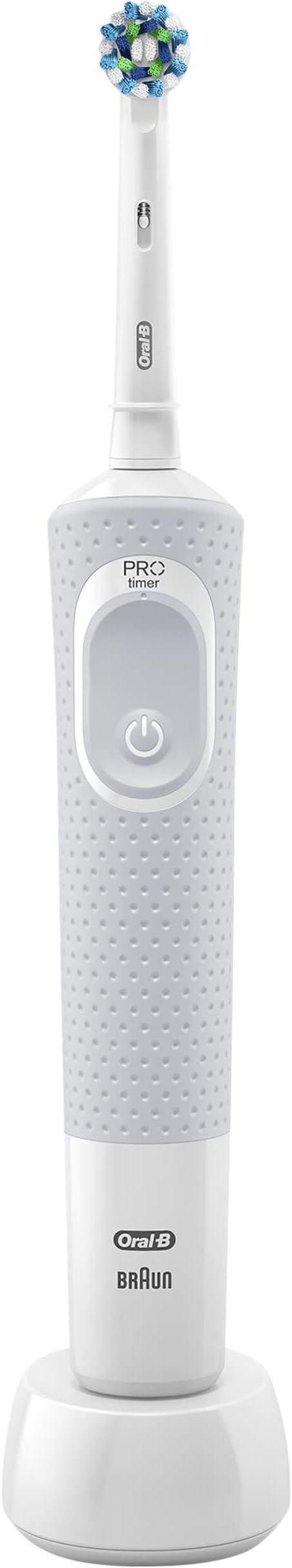 Oral-B Vitality 100 Electric Rechargeable Toothbrush, White (With Uae 3 Pin Plug)