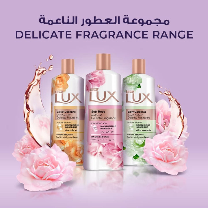 Lux Dewy Sakura Delicate Fragrance Hyaluronic Acid Moisturizing Body Wash Essence 500ml