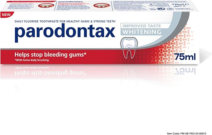 Parodontax Whitening Toothpaste for Bleeding Gums, 75ml