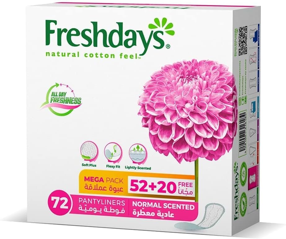Freshdays Daily Liners Normal Scented 72 Pads