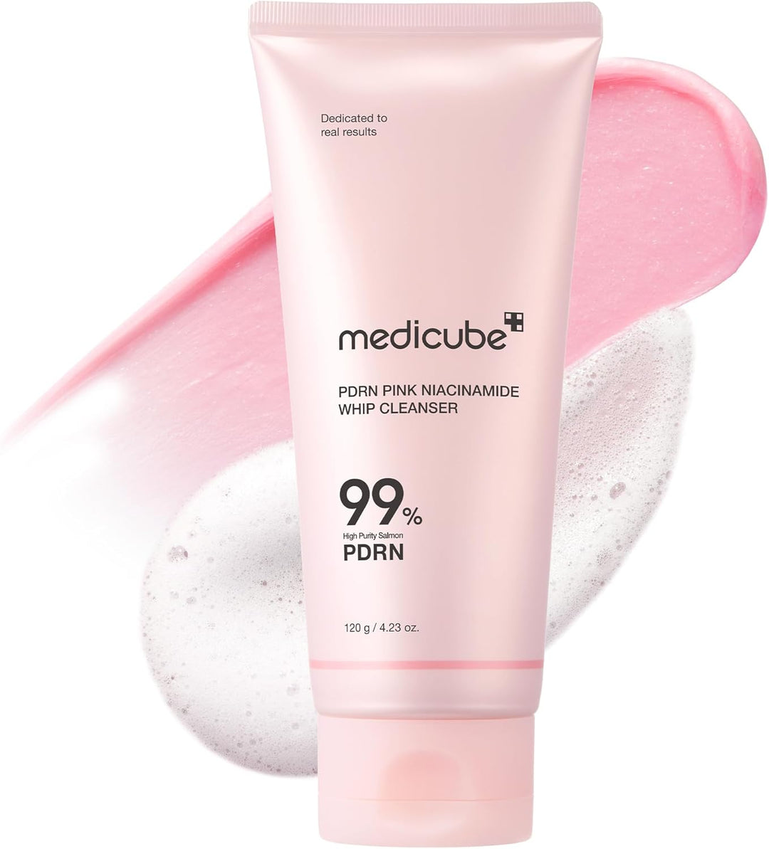 medicube PDRN Marshmallow Whip Cleanser | Face Wash, Cleansing Foam for Pore Care & Uneven Skin Tone | Gentle Daily Deep Cleansing | Hydrating and Nourishing Facial Cleanser | Korean Skincare