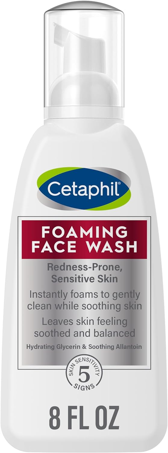 CetaPhil Redness Control Daily Foaming Face Wash, 8.0 Fluid Ounce