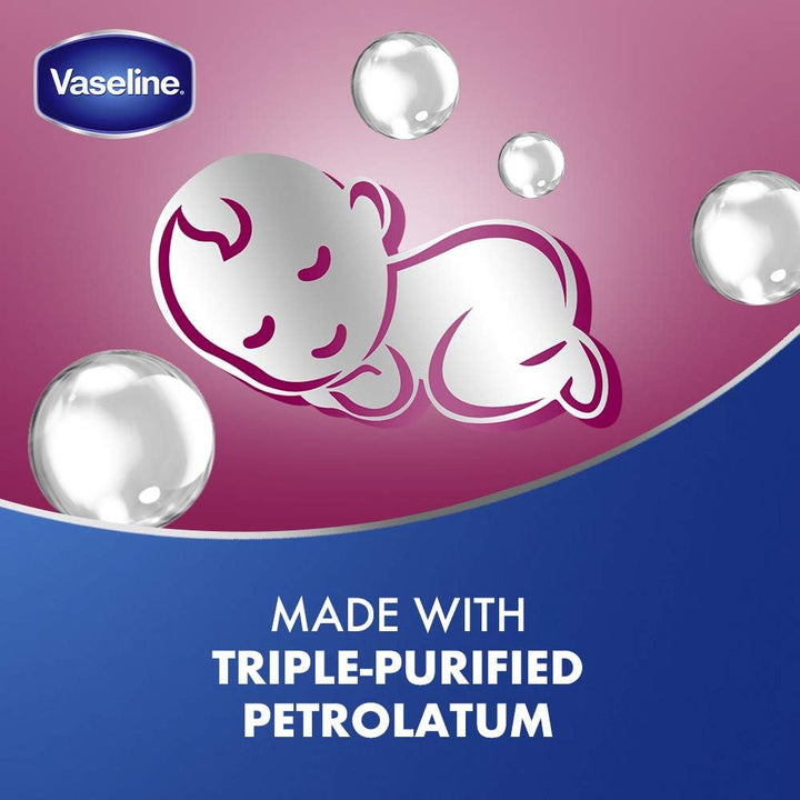 Vaseline 100% Pure Petroleum Jelly Soothing and Protective Baby Skin Care Hypoallergenic and Gentle on Skin, 450ml