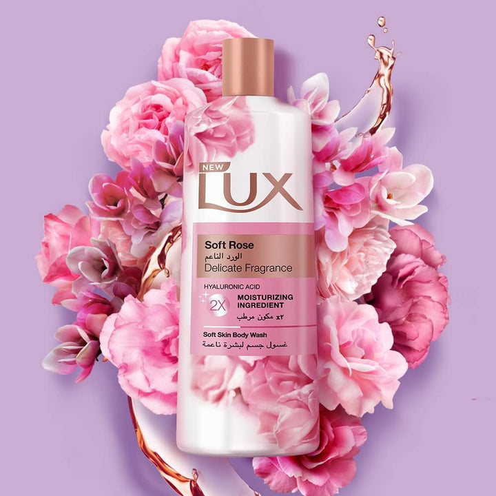 Lux Dewy Sakura Delicate Fragrance Hyaluronic Acid Moisturizing Body Wash Essence 500ml