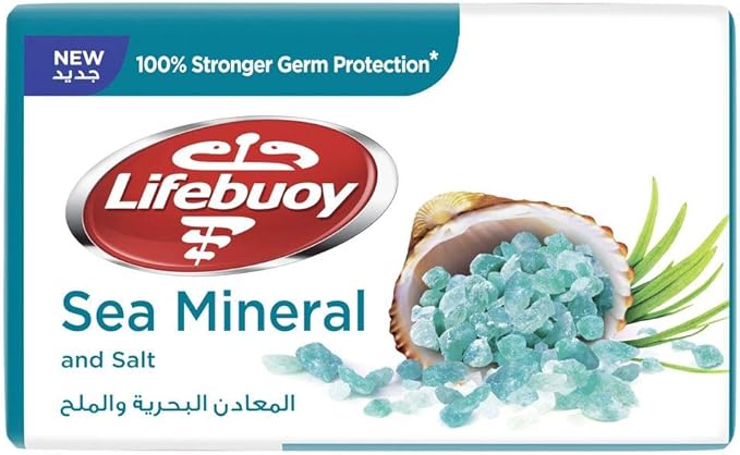 Lifebuoy Bar Soap Sea Mineral & Salt, 125 Gm